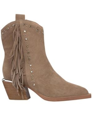 Alma En Pena. Cowboy & Biker Boots - Brown