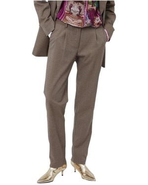 Silvian Heach Suit Trousers - Marrone