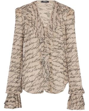 Balmain Blouses - Marrón