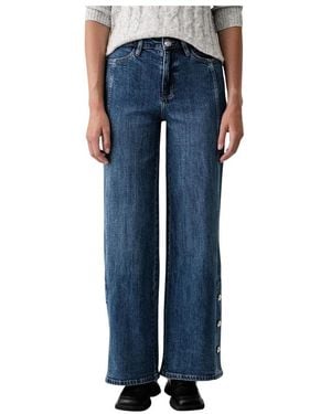 DKNY Wide Jeans - Bleu