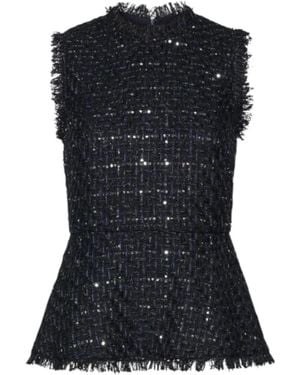 Marella Sleeveless Tops - Negro