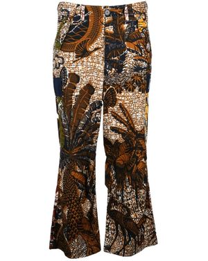 Dior Wide Trousers - Brown