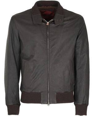 Stewart Leather Jackets - Grey