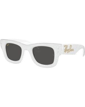 Ray-Ban Wayfarer Puffer Crystal Pavè Edition - Mettallic