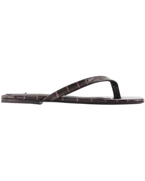 TOTEME Flip Flops - Marrón
