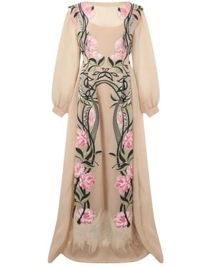 Alberta Ferretti Kleedjes ,Veelkleurig ,Kleedjes - Naturel