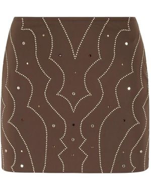 VENUJA Short Skirts - Marrón