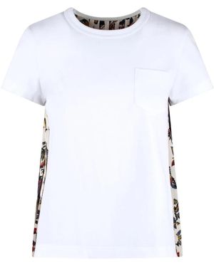 Sacai T-Shirts - Bianco