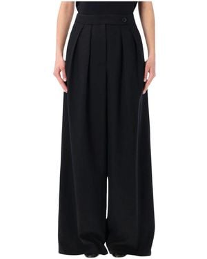 Dries Van Noten Wide Trousers - Black