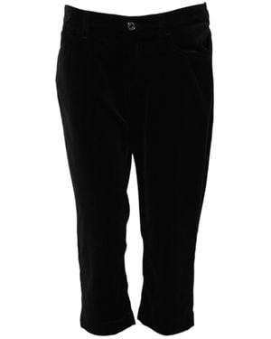 Dolce & Gabbana Cropped Jeans - Black