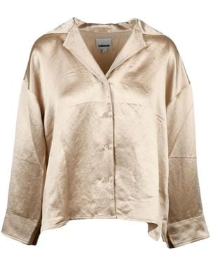 Bellerose Satinhemd - Natur