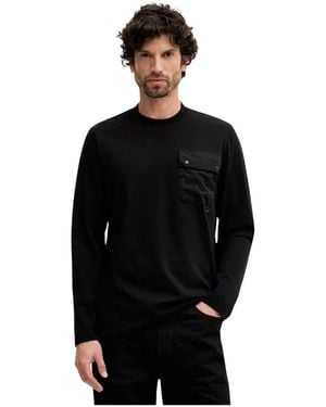 Barbour Long Sleeve Tops - Negro