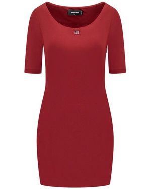 DSquared² Short Dresses - Red