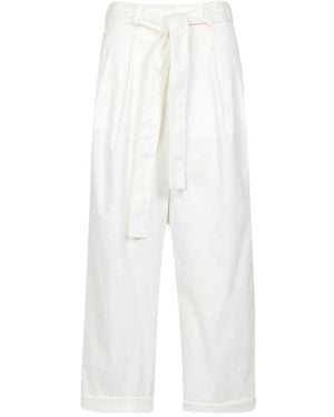 MSGM Straight Pants - White