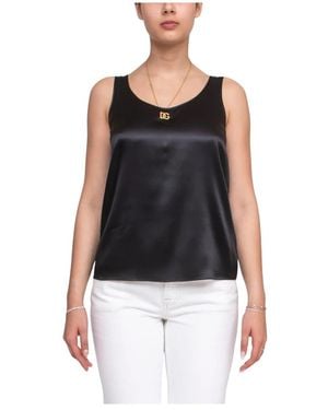 Dolce & Gabbana Sleeveless Tops - Nero