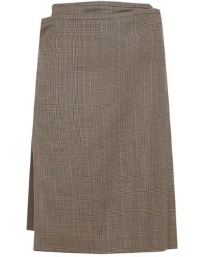 Phoebe Philo Midi Skirts - Marron