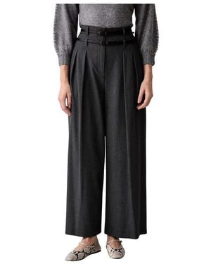 Liu Jo Wide Trousers - Negro