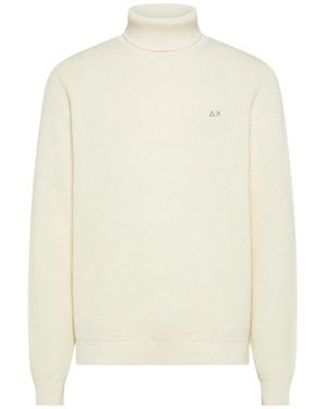 Sun 68 Rollkragenpullover - Weiß