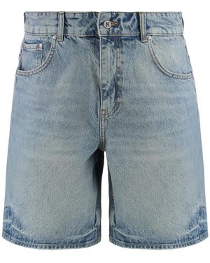 Represent Denim Shorts - Blue