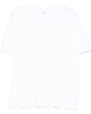 Lardini Weißes Crew Neck T-Shirt 100% Baumwolle
