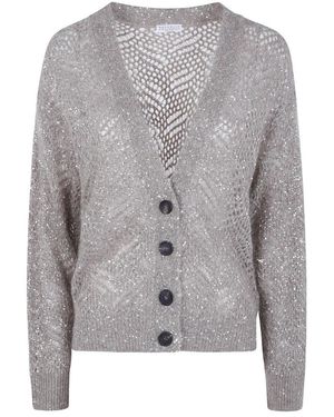 Brunello Cucinelli Cardigans - Grijs