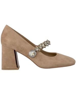 Alma En Pena. Hoge Hak Schoen Met Strass - Wit
