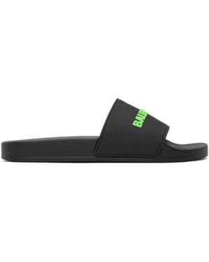 Balenciaga Sliders - Zwart