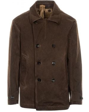 C.P. Company Double-Breasted Coats - Brown