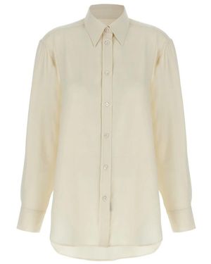 Brioni Cady Zijden Shirt - Wit
