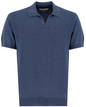Mauro Ottaviani Essentielles Polo-Shirt Mit Seitentasche - Blau