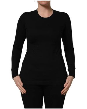 Dolce & Gabbana Rundhalspullover - Schwarz