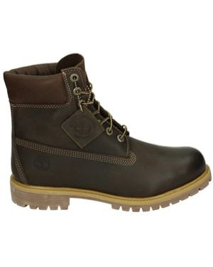Timberland Casual Leder Herrenschuhe Braun - Grün