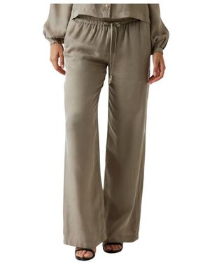 Guess Wide Trousers - Natural