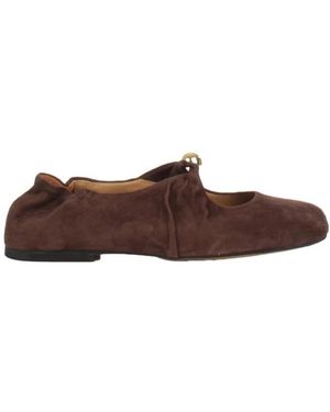 GISÉL MOIRÉ Ballerinas - Marrón