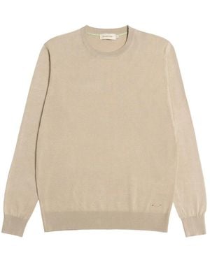 Gianni Lupo Round-Neck Knitwear - Natural