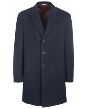 Pal Zileri Blauer Herrenmantel Zeitloses Design