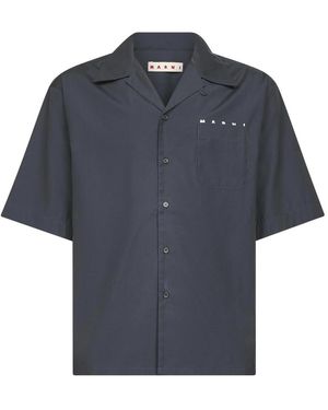 Marni Short Sleeve Shirts - Blauw
