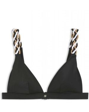 HUGO Badmode ,Zwart ,Pure Triangle Bikini Top