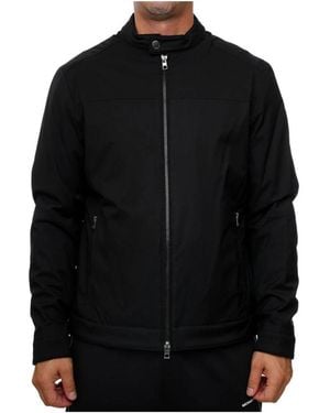 Michael Kors Schwarze Outwear Jacke Für Männer