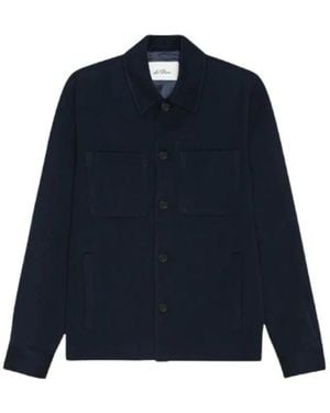 Les Deux Como Hybrid Jacke - Blau