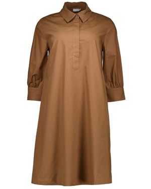no man's land Midi Dresses - Marrone
