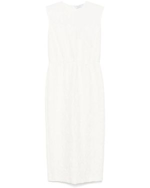 Harris Wharf London Midi Dresses - White