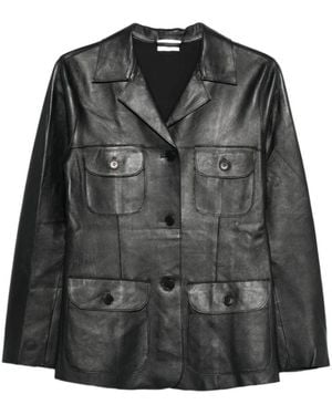 P.A.R.O.S.H. Leather Jackets - Black