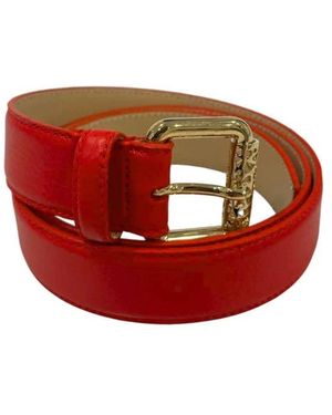 Borbonese Roter Ledergürtel
