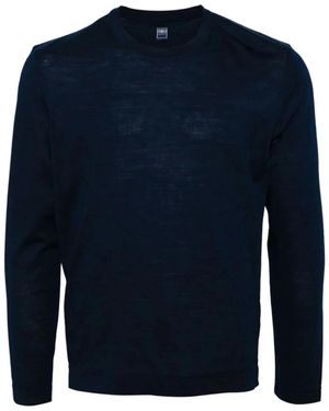 Fedeli Long Sleeve Tops - Blue