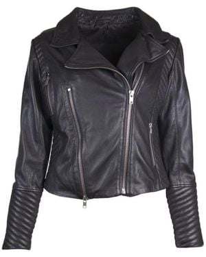 Notyz Leather Jackets - Black