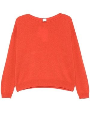 C.T.Plage Round-Neck Knitwear - Red