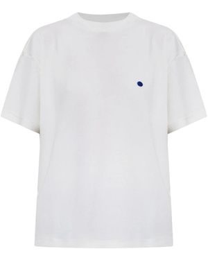 Jil Sander Rundhals-T-Shirt - Weiß