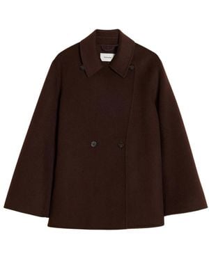 Holzweiler Dunkelbrauner Woll-Peacoat