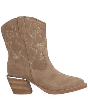 Alma En Pena. Cowboy & Biker Boots - Brown